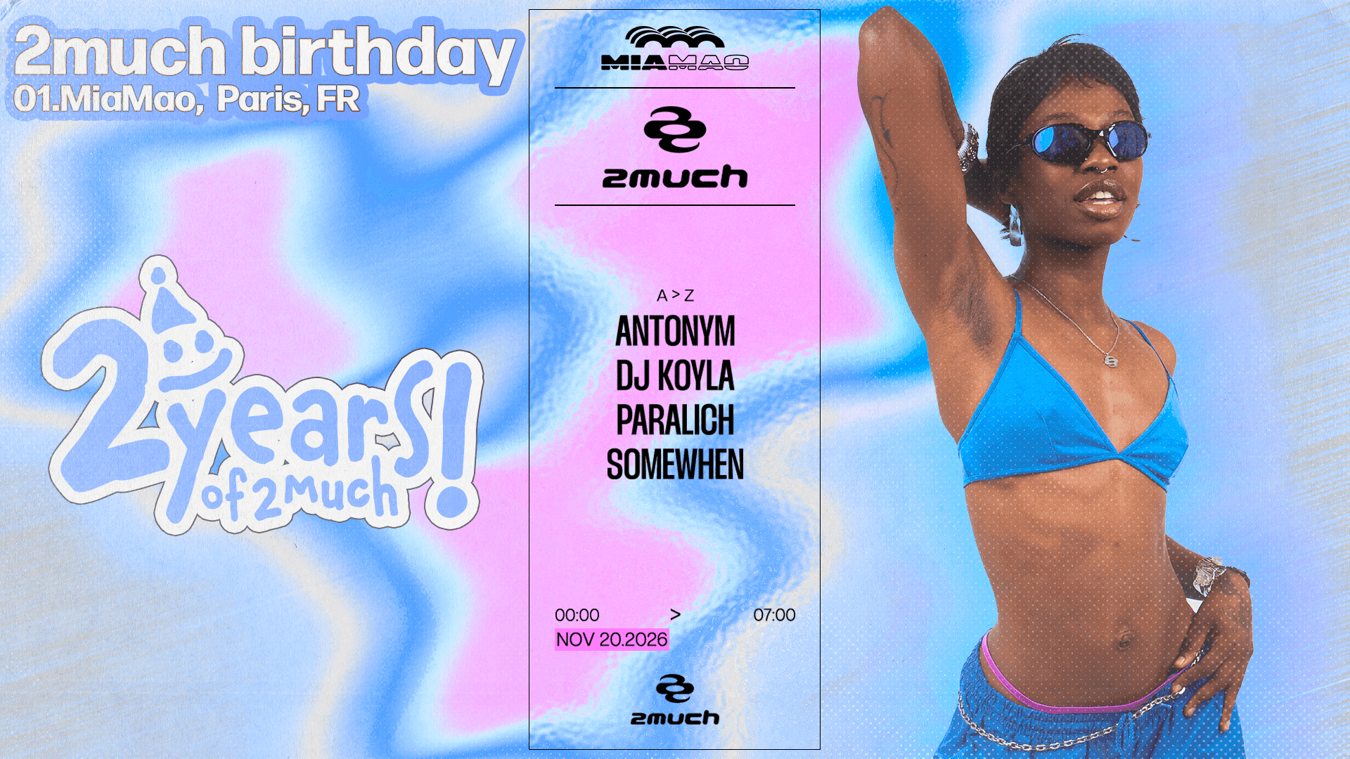 2Much 2nd Birthday: Somewhen, Antonym, Paralich & More