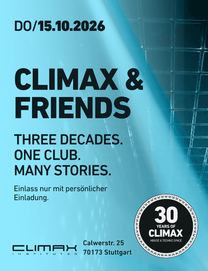 30 Jahre Climax - Climax & Friends - nur mit Einladung