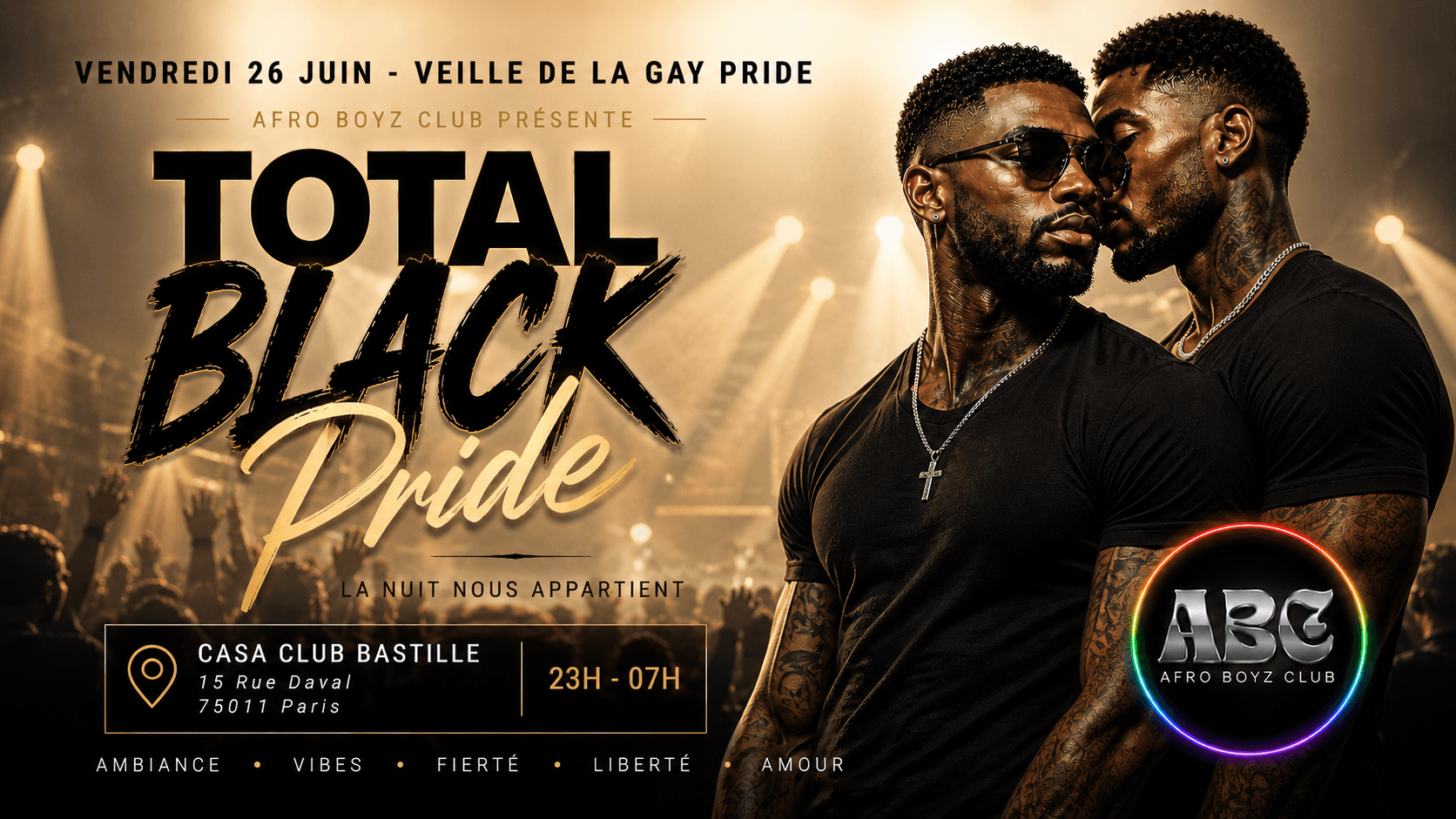TOTAL BLACK  | GAY PRIDE EDITION