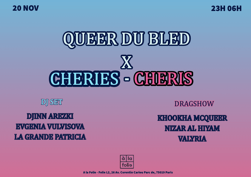 QUEER DU BLED X CHERIES CHERIS