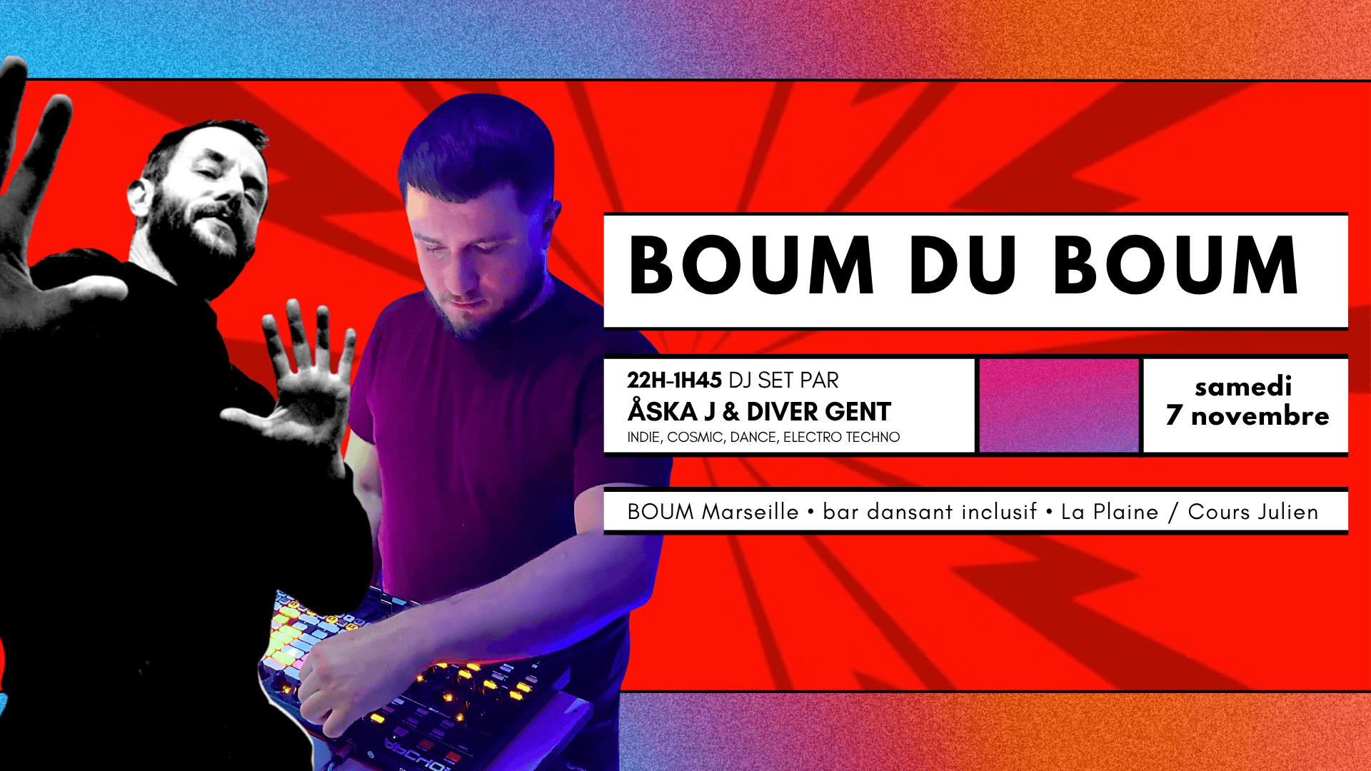 BOUM DU BOUM - DJ SETS by ÅSKA & DIVER GENT