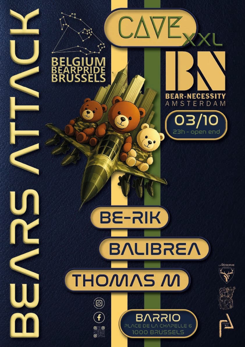 CAVE invites Bear-Necessity - Bears Attack