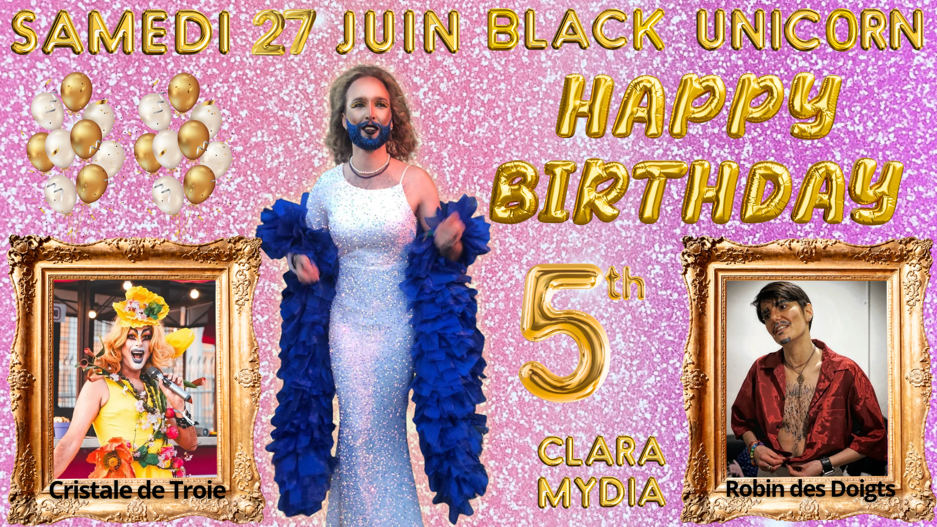 Drag Show anniversaire (quinquennat de drag)