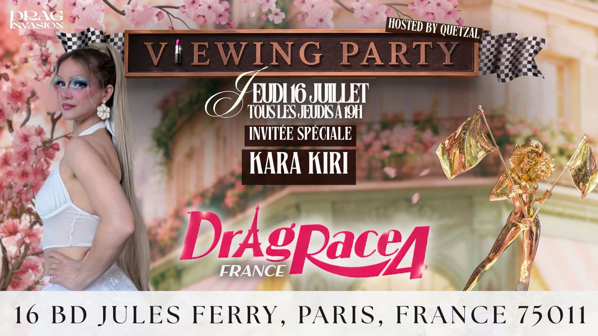 Viewing Drag Race France avec Kara Kiri - Drag Invasion