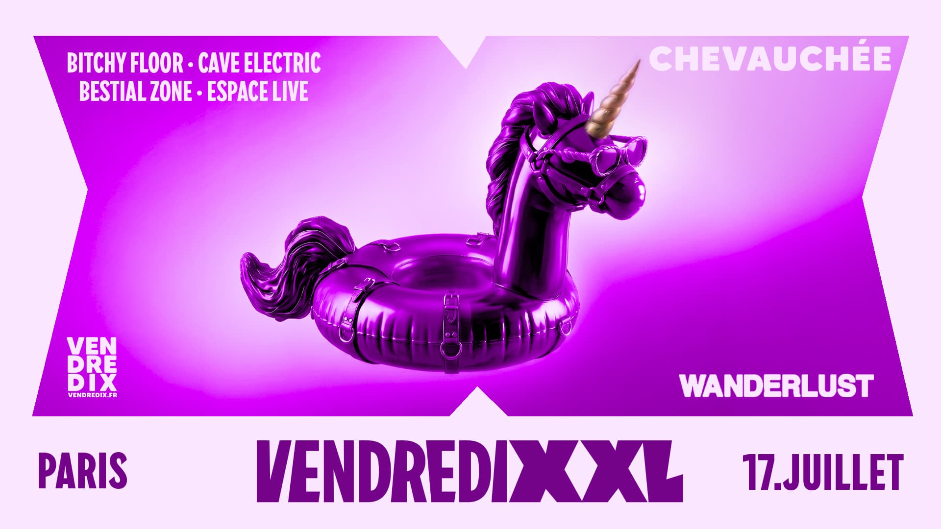 VENDREDIXXL — CHEVAUCHÉE