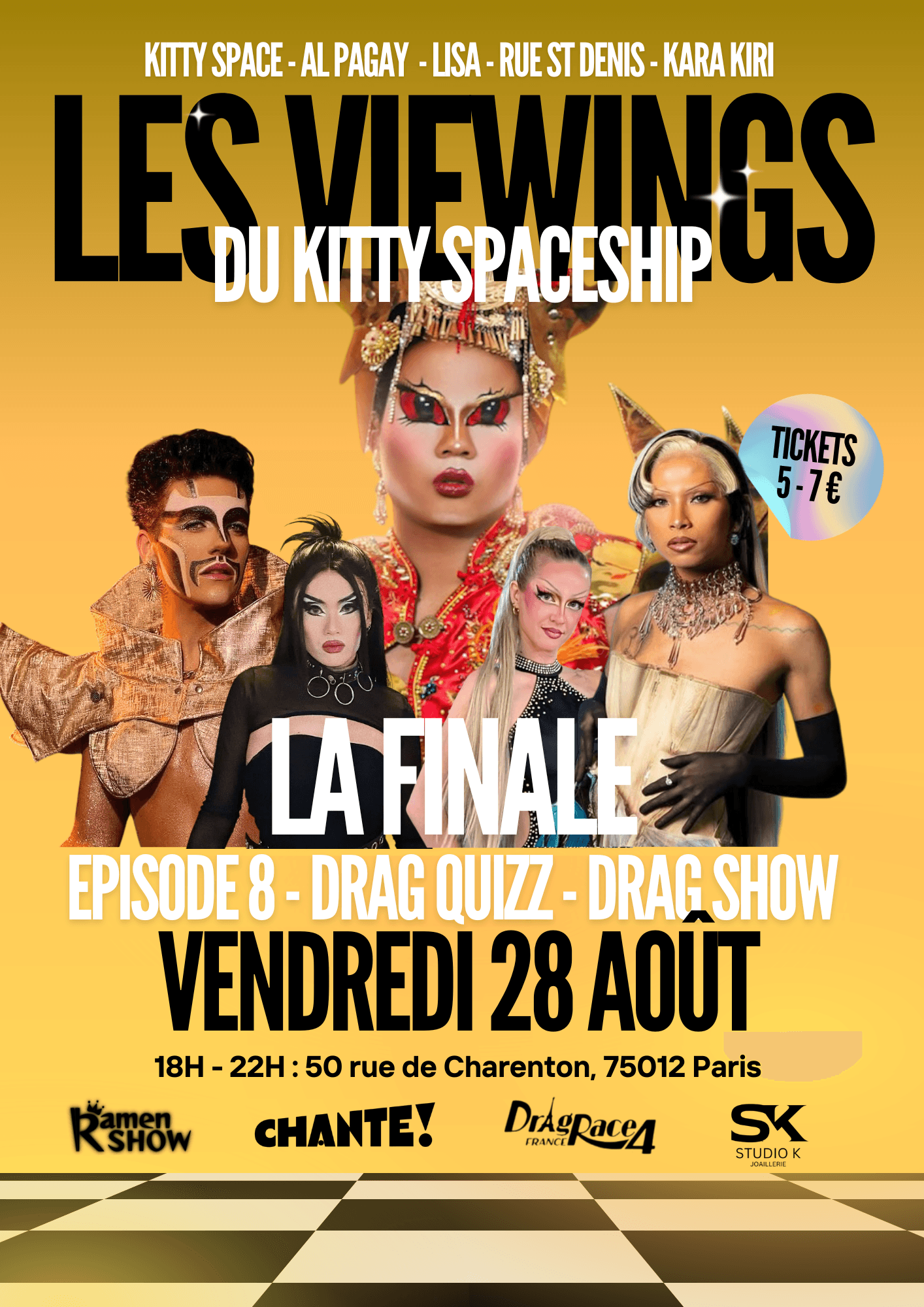 EP8: SHOW VIEWINGS PARTY & KARAOKE DU KITTY SPACESHIP DRF S4