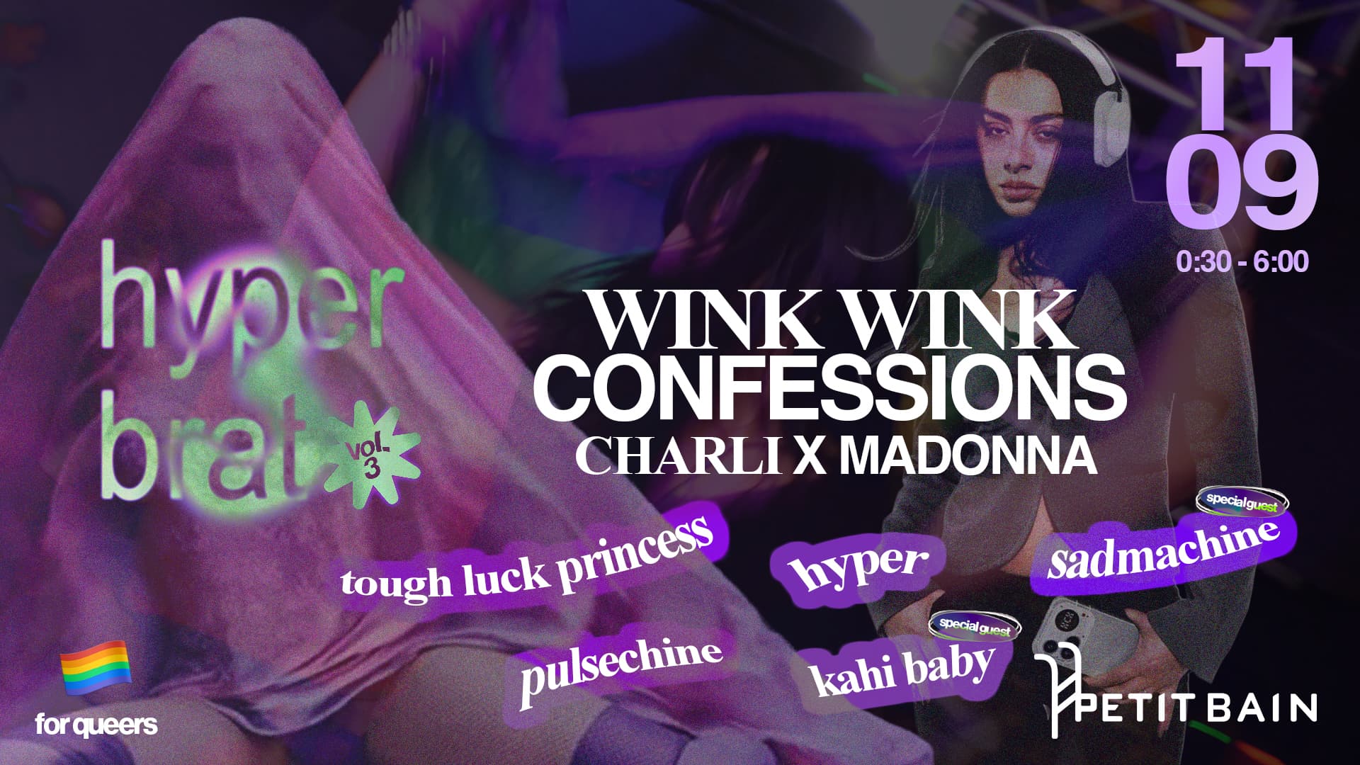 Hyperbrat Wink Wink Confessions edition : Charli X Madonna