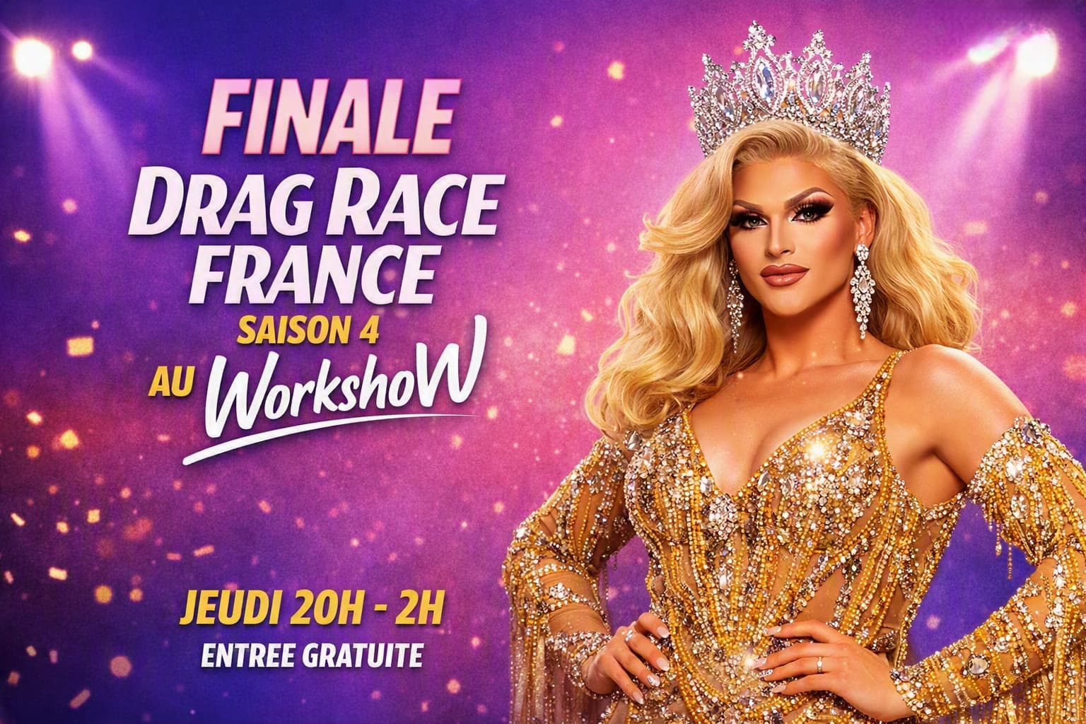 DRAG RACE FRANCE FINALE VIEWING SAISON 4