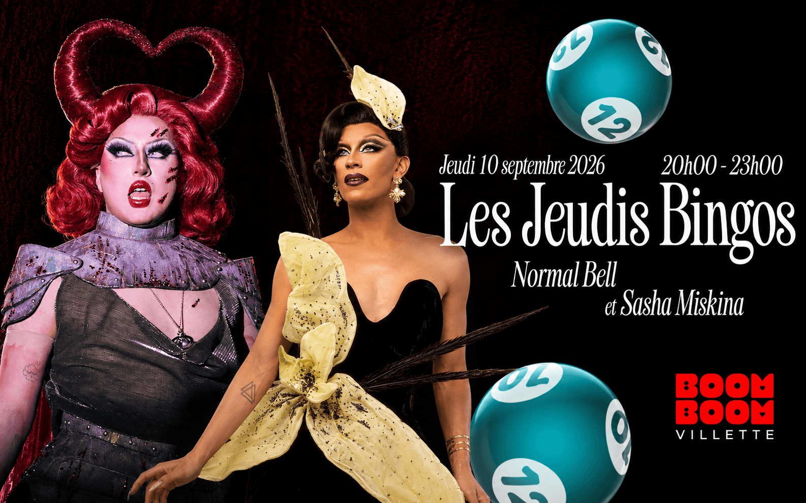 Bingo Drag avec Normal Bell & Sasha Miskina