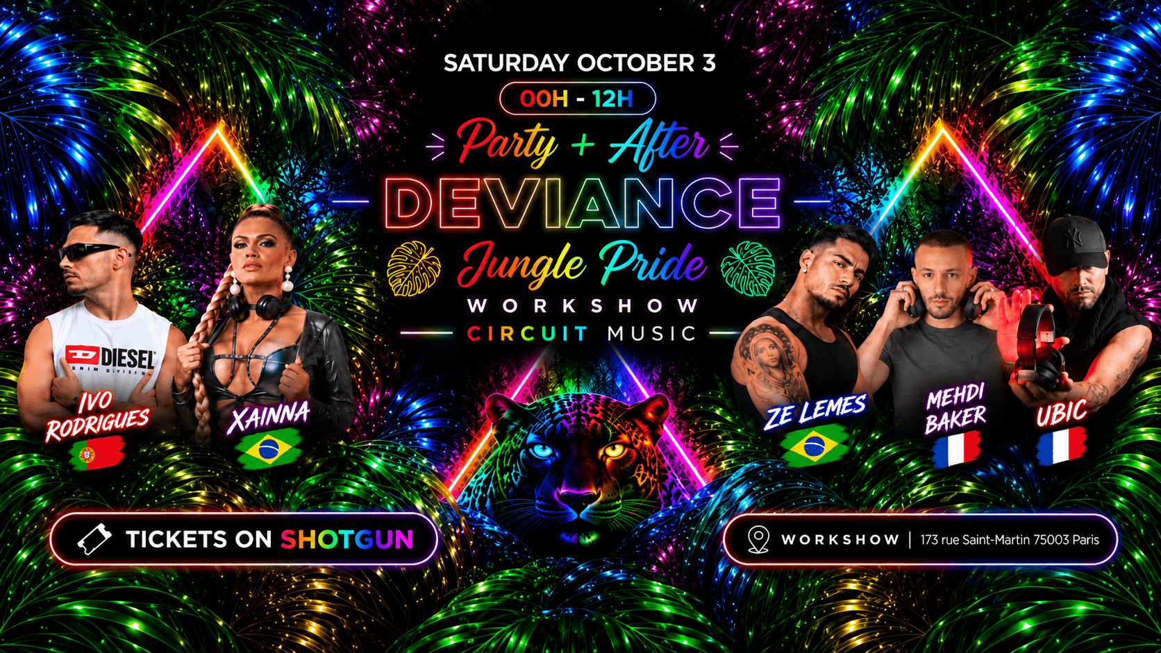 DEVIANCE PARIS PRIDE Party + After