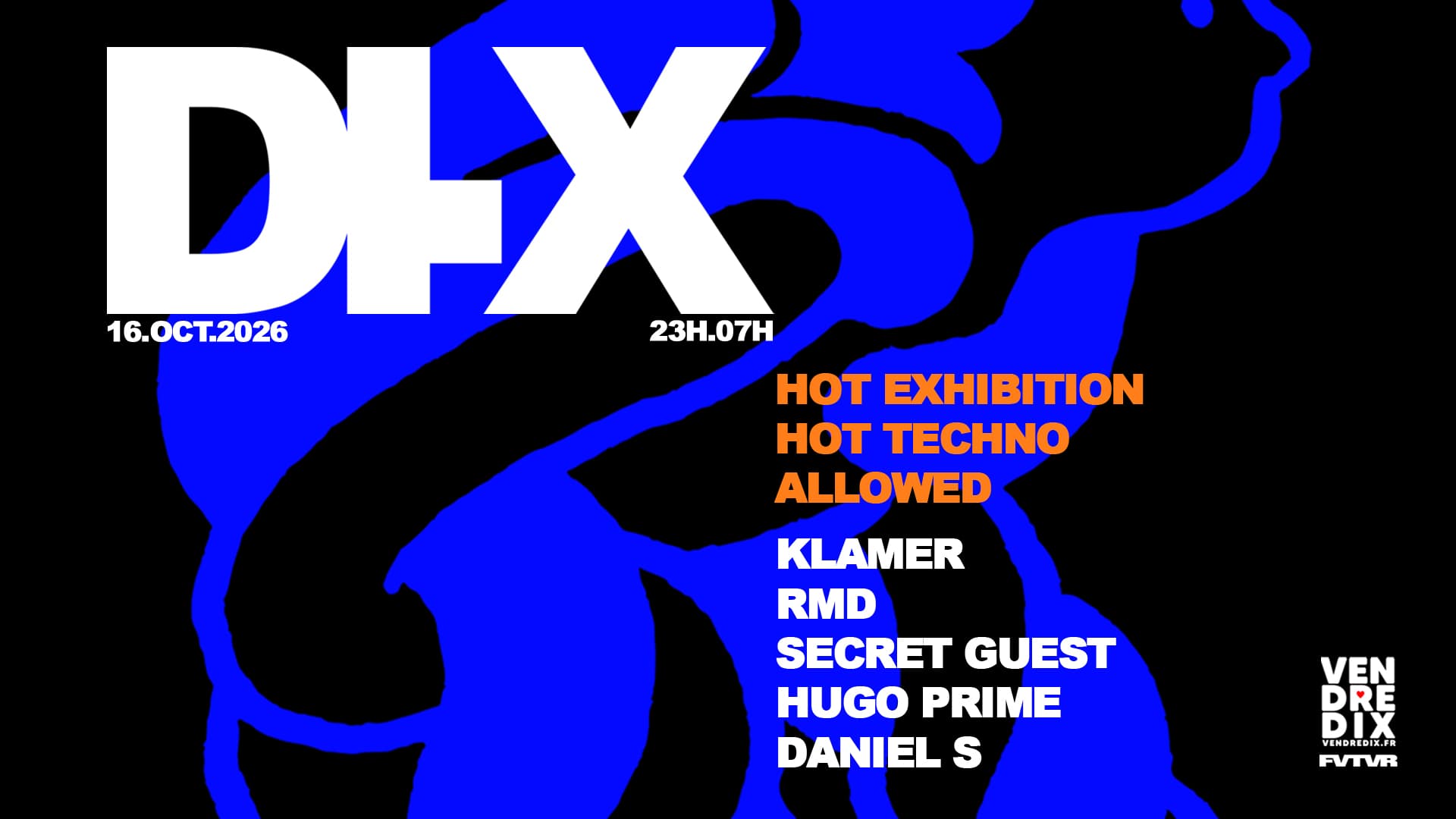 DI.X HOT TECHNO SESSION: SECRET GUEST, RMD, KLAMER ...