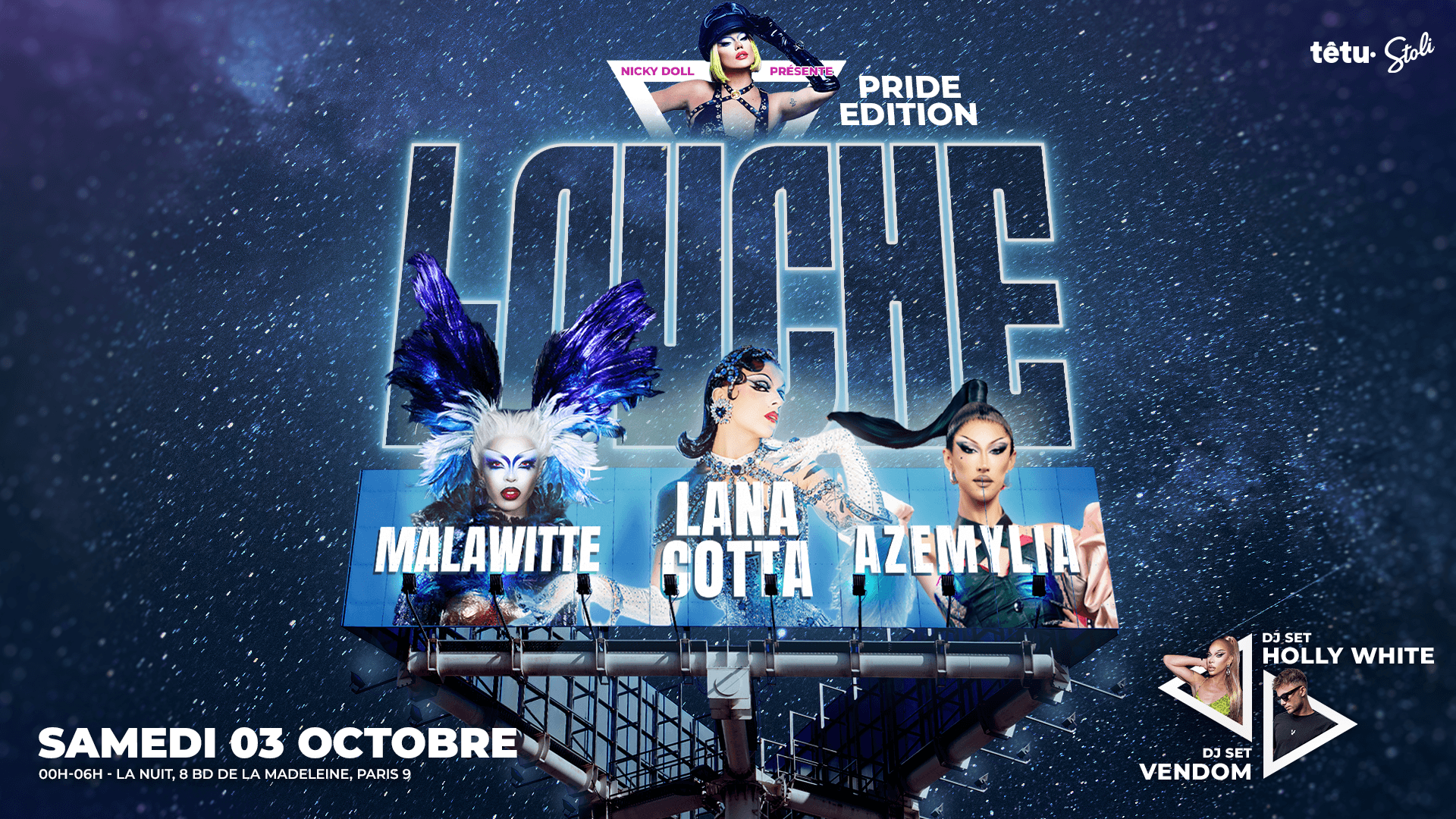 LOUCHE by Nicky Doll : PRIDE EDITION