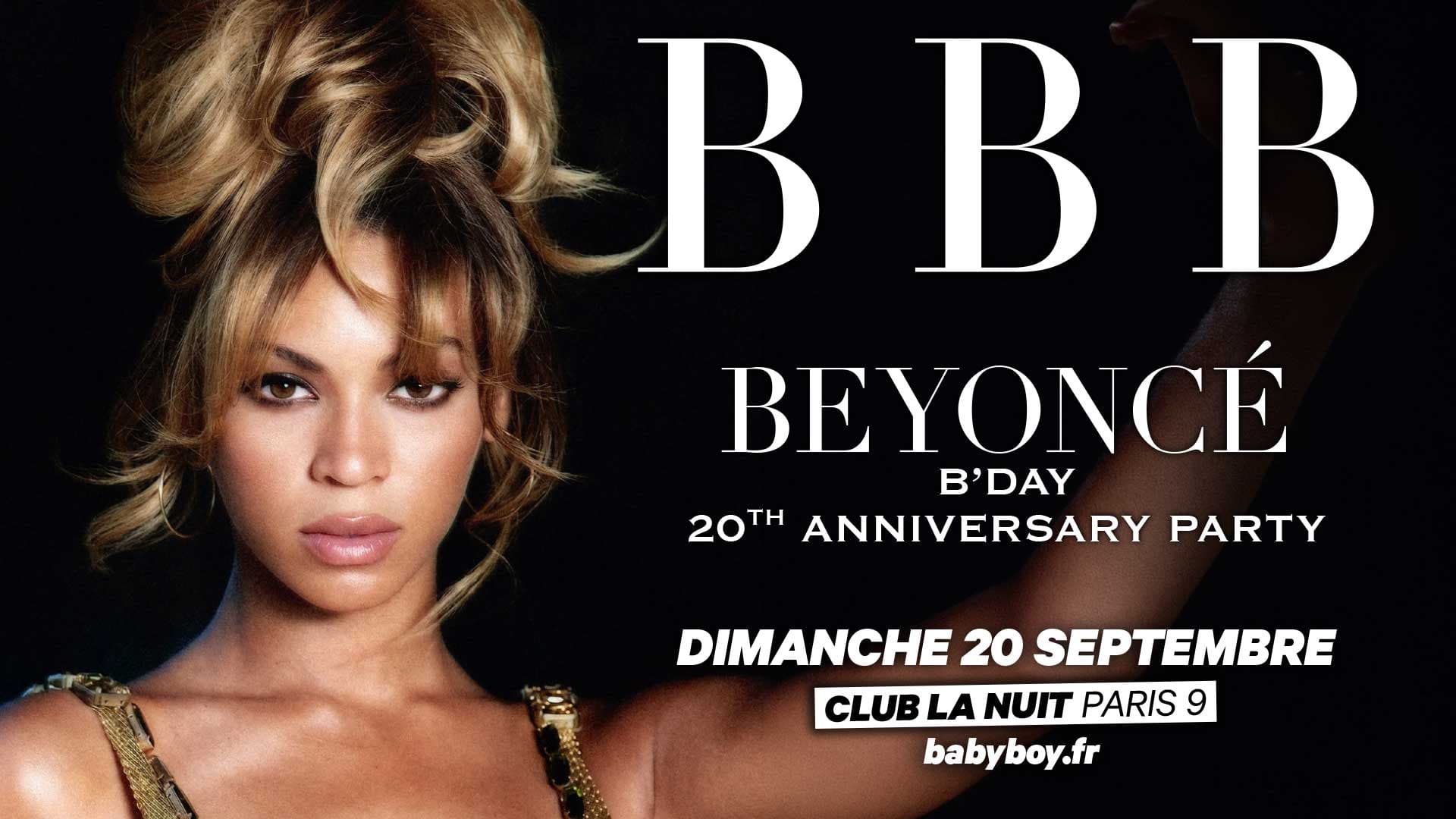 BBB B DAY 20 TH ANNIVERSARY PARTY