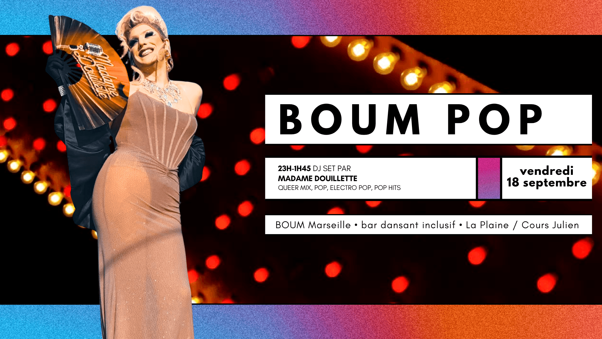 BOUM POP ! DJ SETS PAR MADAME DOUILLETTE