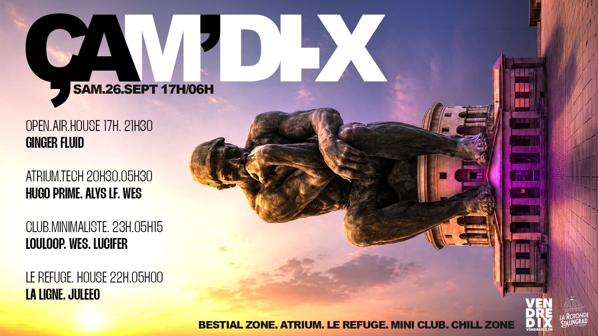26SEPT | ÇAM’DI.X | LA ROTONDE