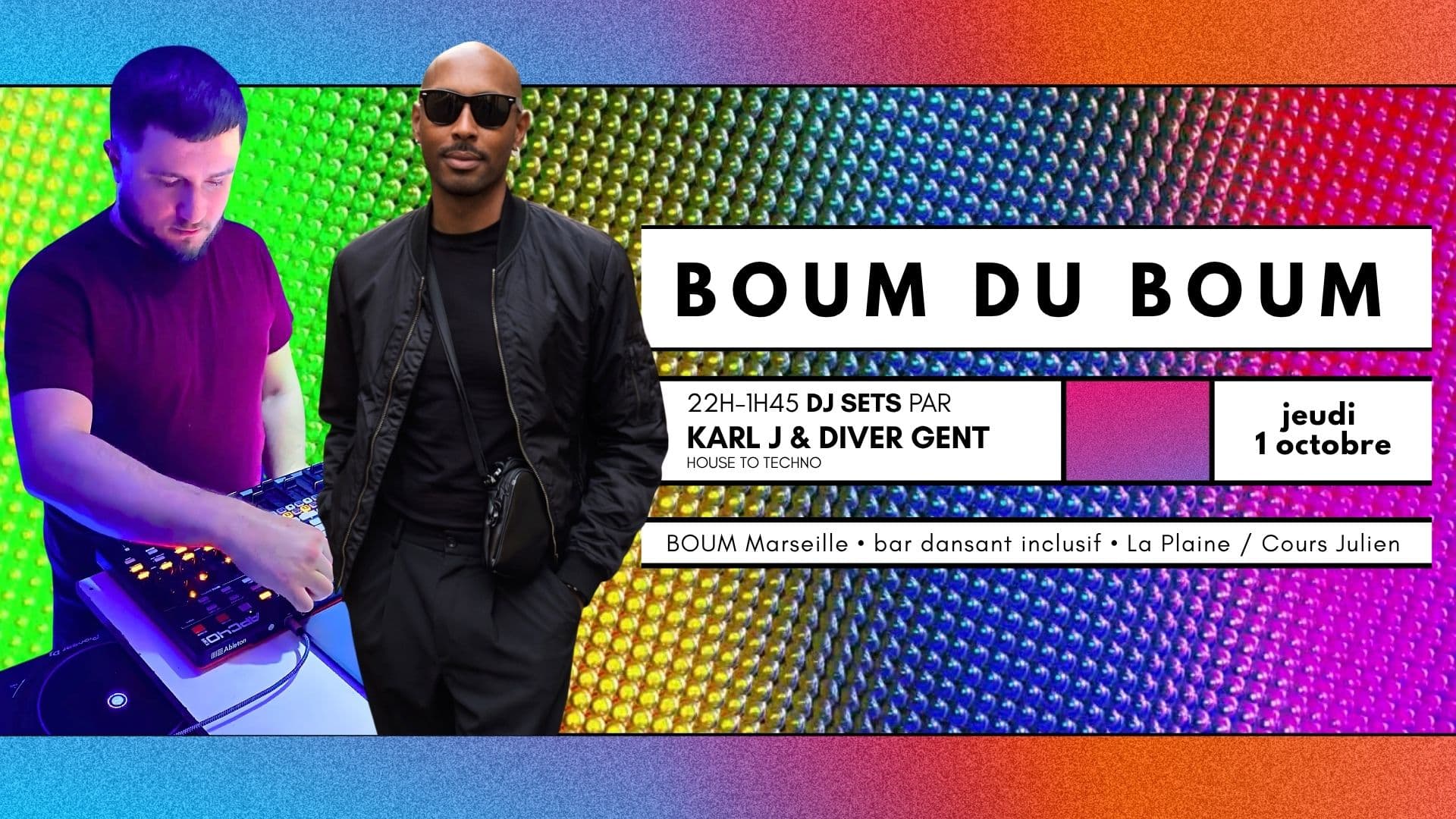 JEUDI DU BOUM DJ SETS BY KARL J & DIVER GENT