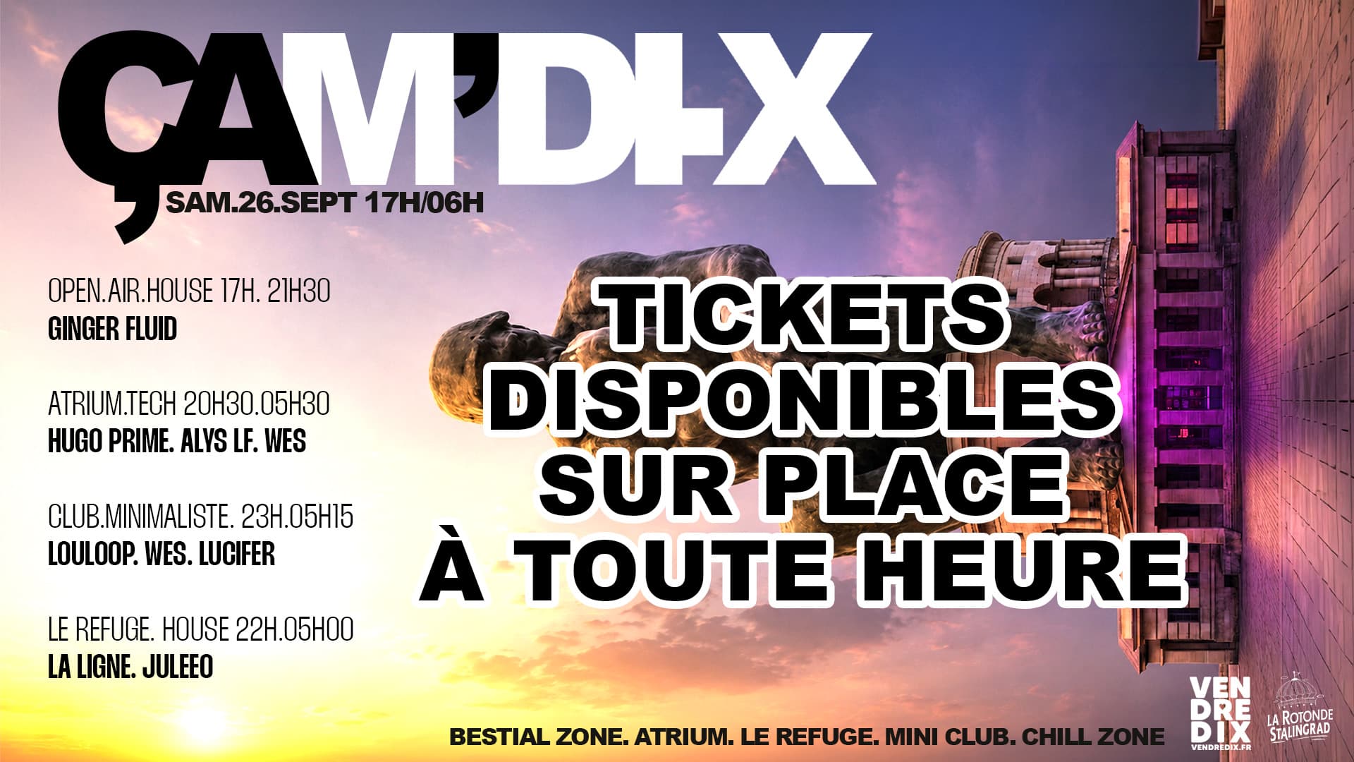 26SEPT | ÇAM’DI.X | LA ROTONDE
