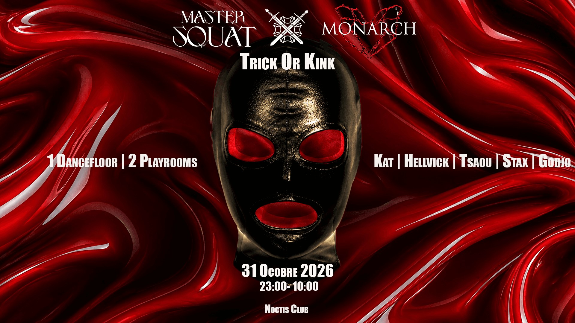 MONARCH × MASTER SQUAT — TRICK OR KINK