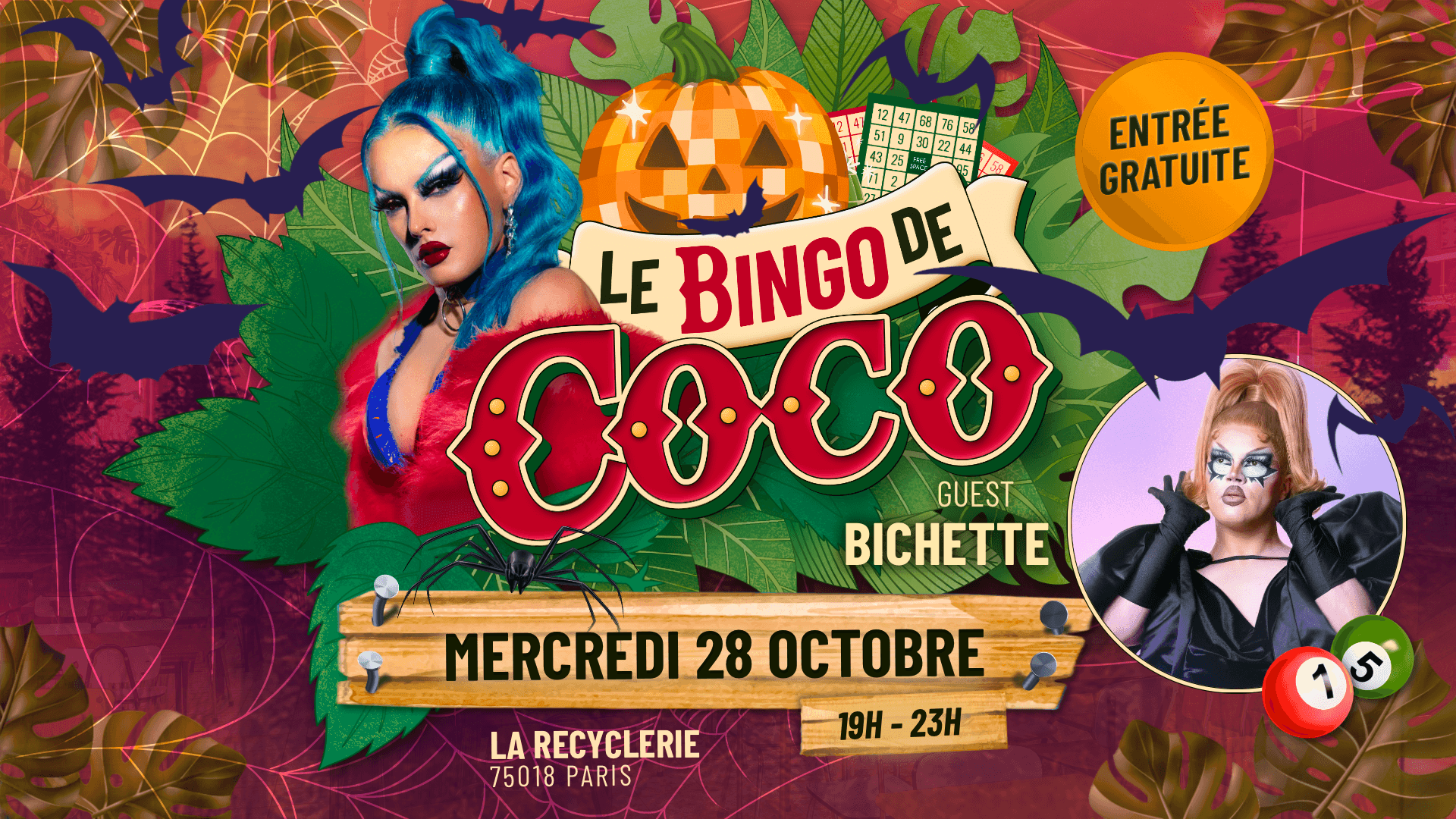 LE BINGO D'HALLOWEEN đ