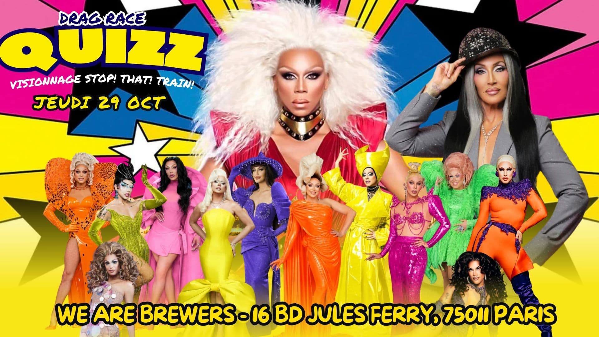 DRAG QUIZZ & VISIONNAGE STOP THAT TRAIN !