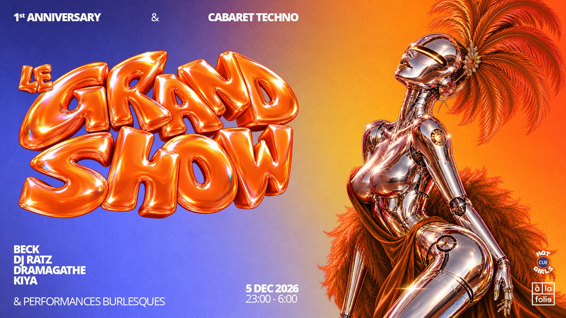 HOT CUE GIRLS : Le Grand Show